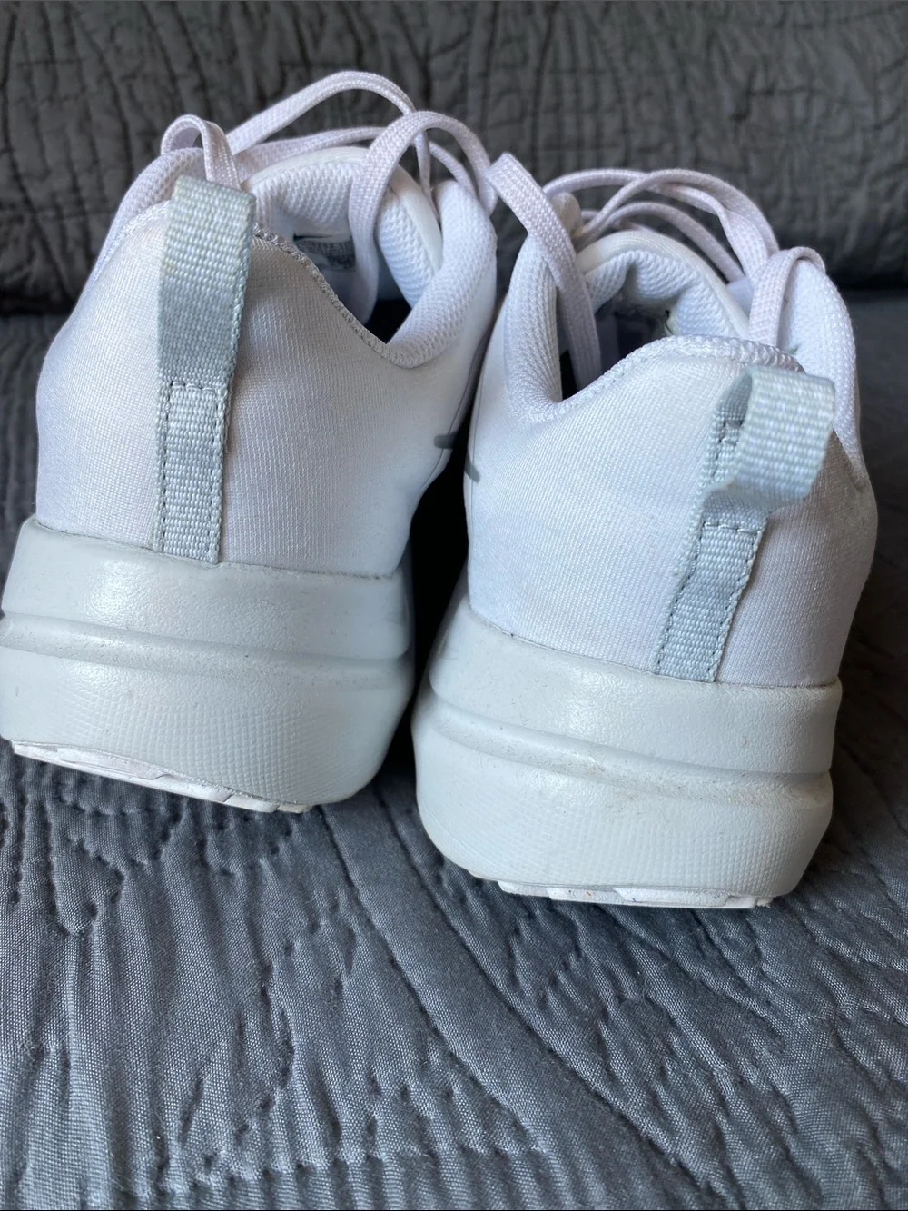 Nike Women's White and Pale Gray Athletic Sneakers